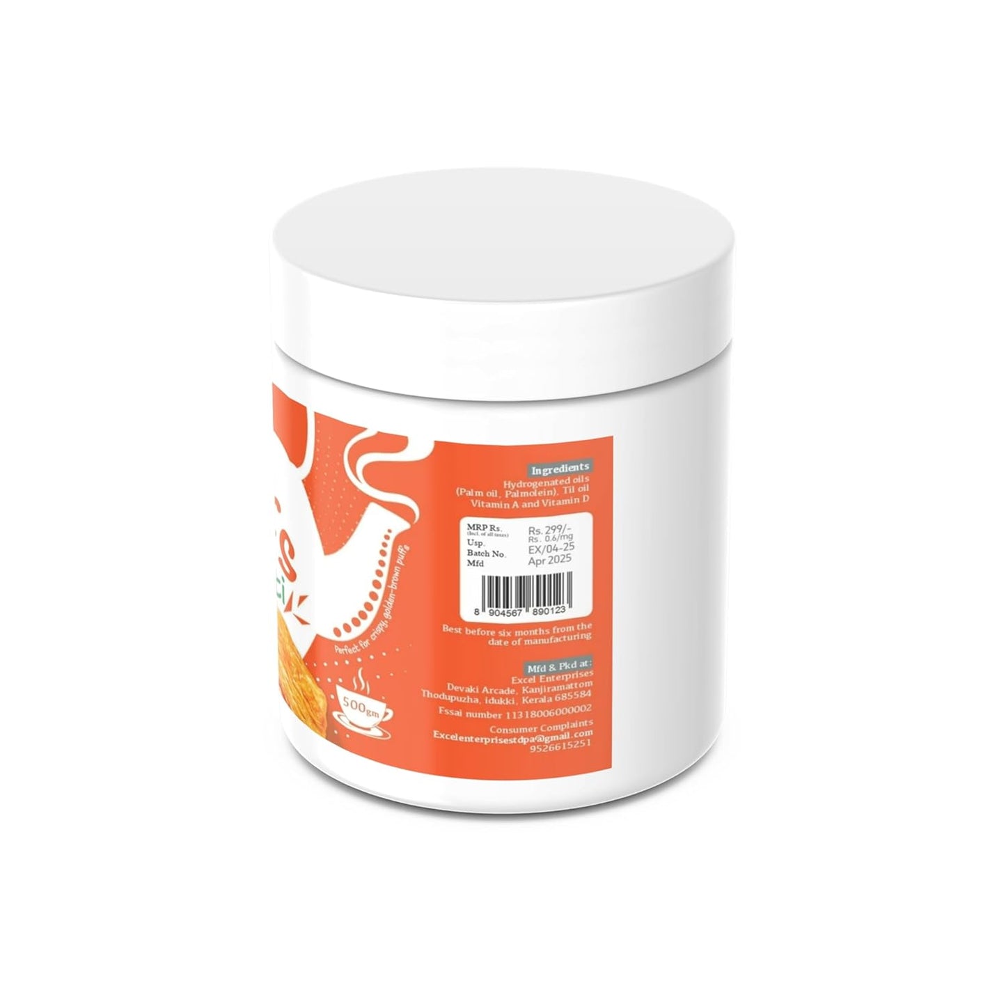 Puffs Vanaspati/Margarine Crispier Puffs Flakies Kharise, 500g