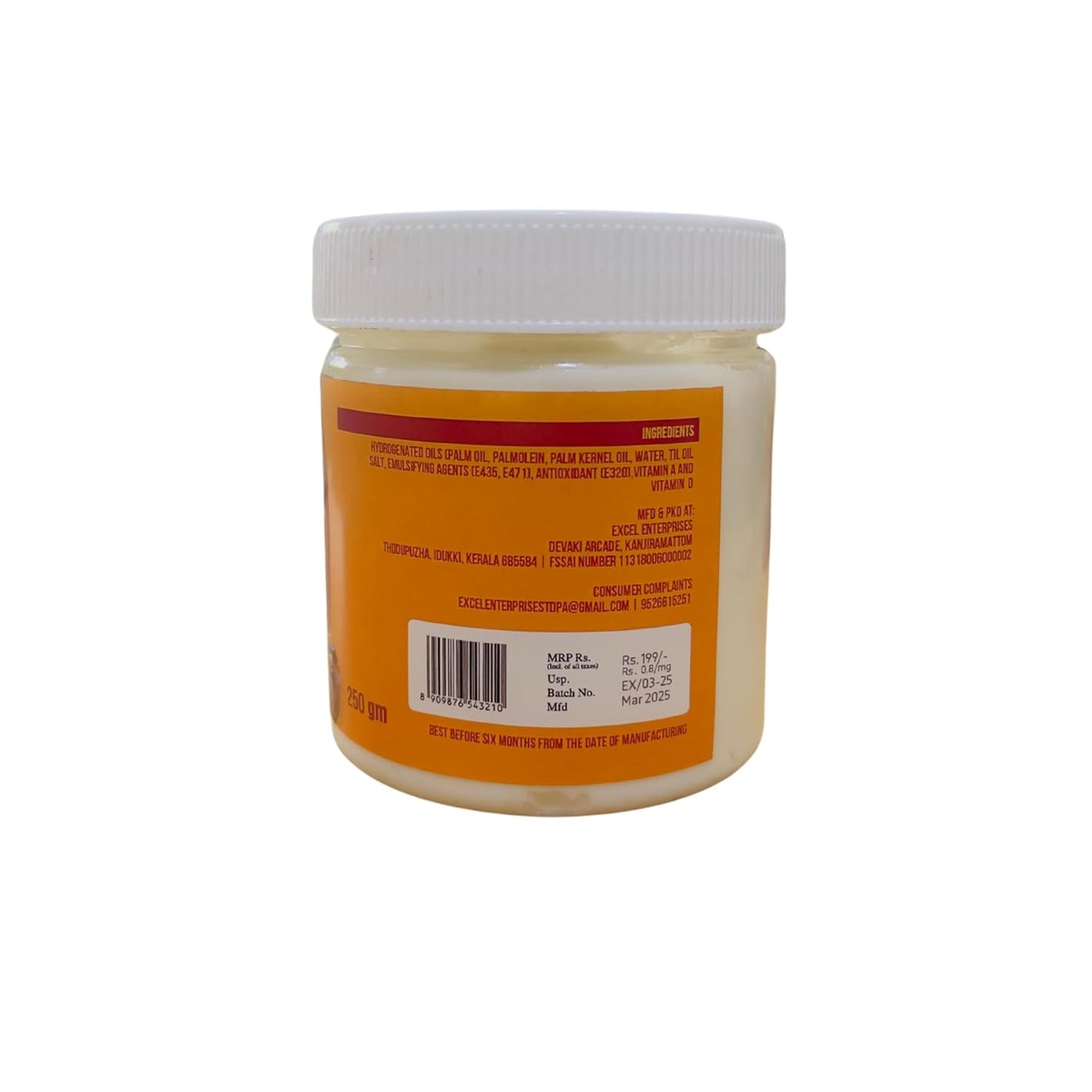 Cake Margarine, Easy to Whip and Blend, Baking Spread For Cake Making 250 gm