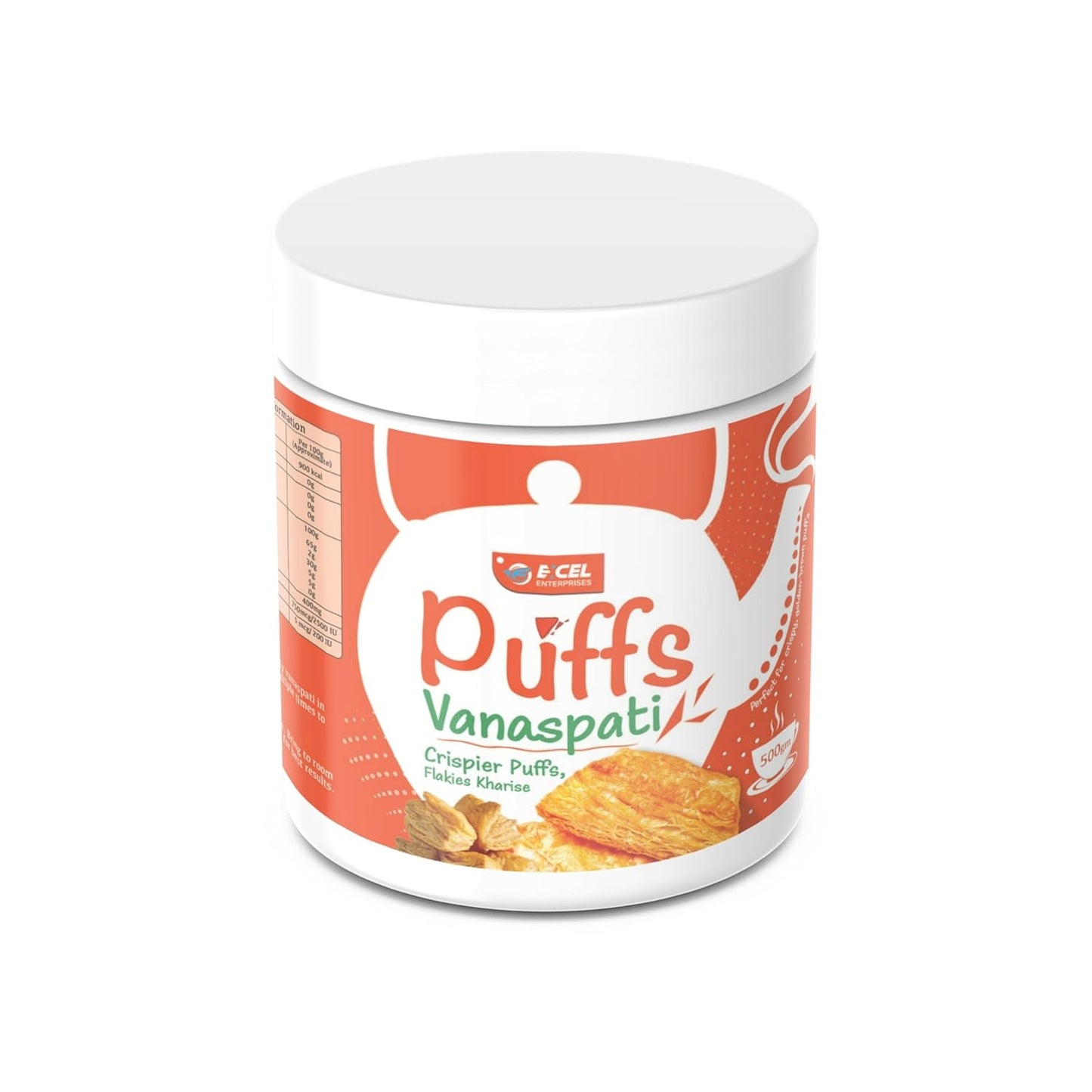 Puffs Vanaspati/Margarine Crispier Puffs Flakies Kharise, 500g