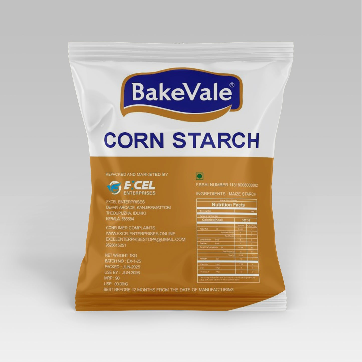 Bakevale Corn Flour 1 Kg