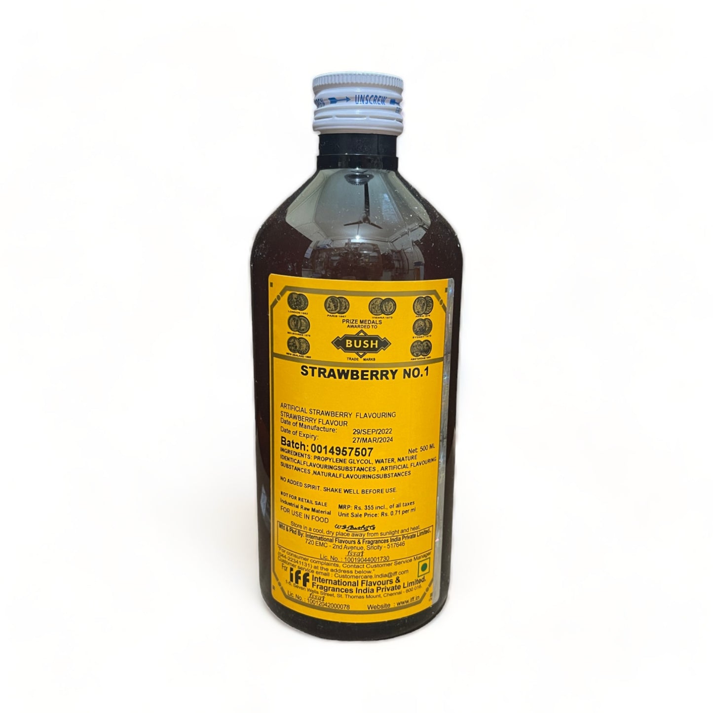 a bottle of alcohol sitting on top of a table