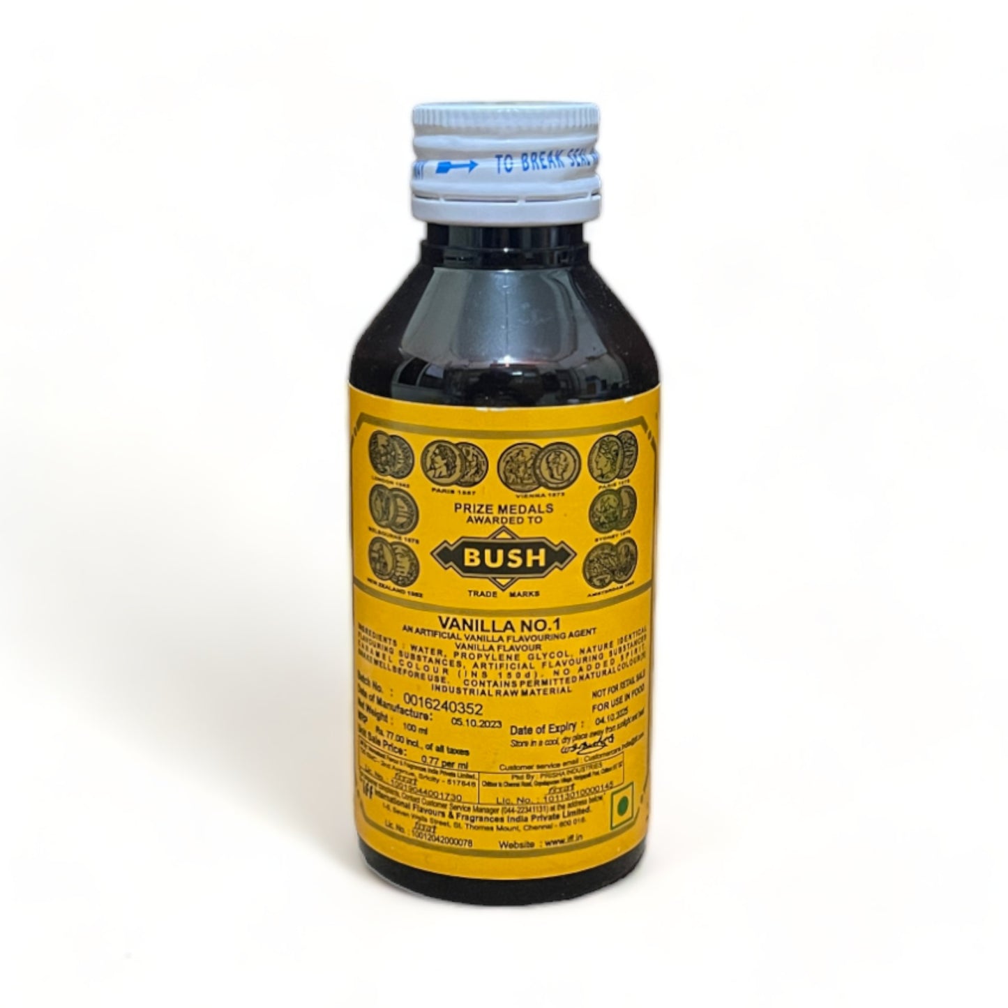 a bottle of alcohol sitting on top of a table