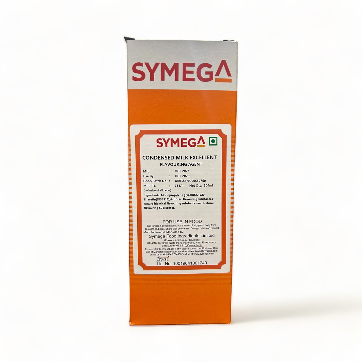 a box that has a sign on it