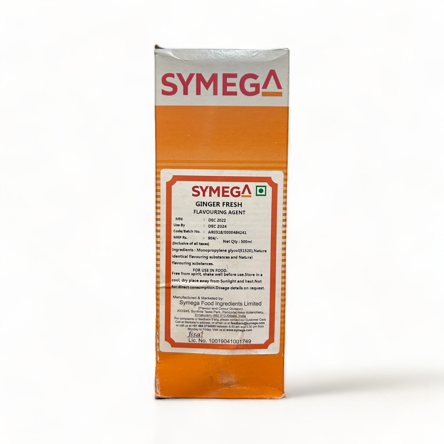 a box that has a sign on it