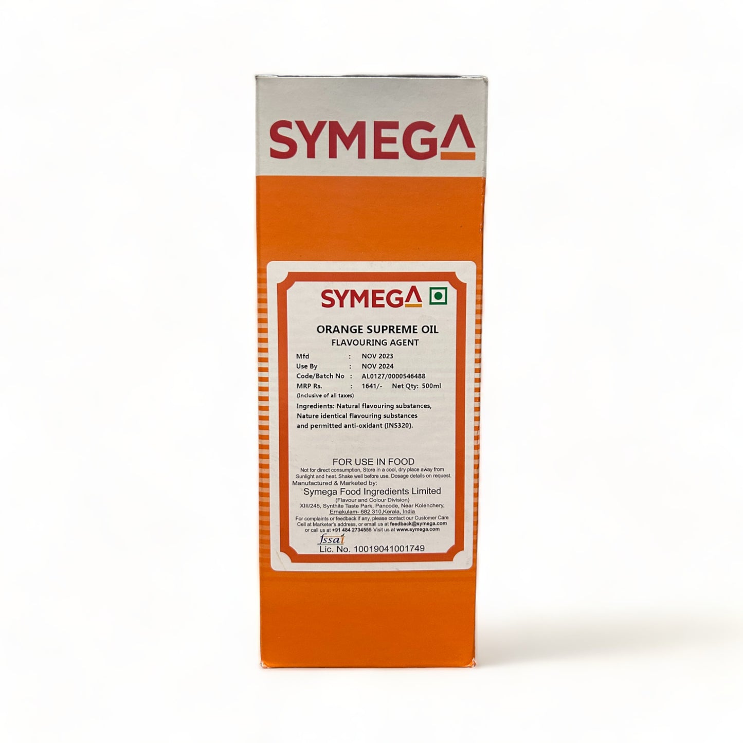 a box that has a sign on it