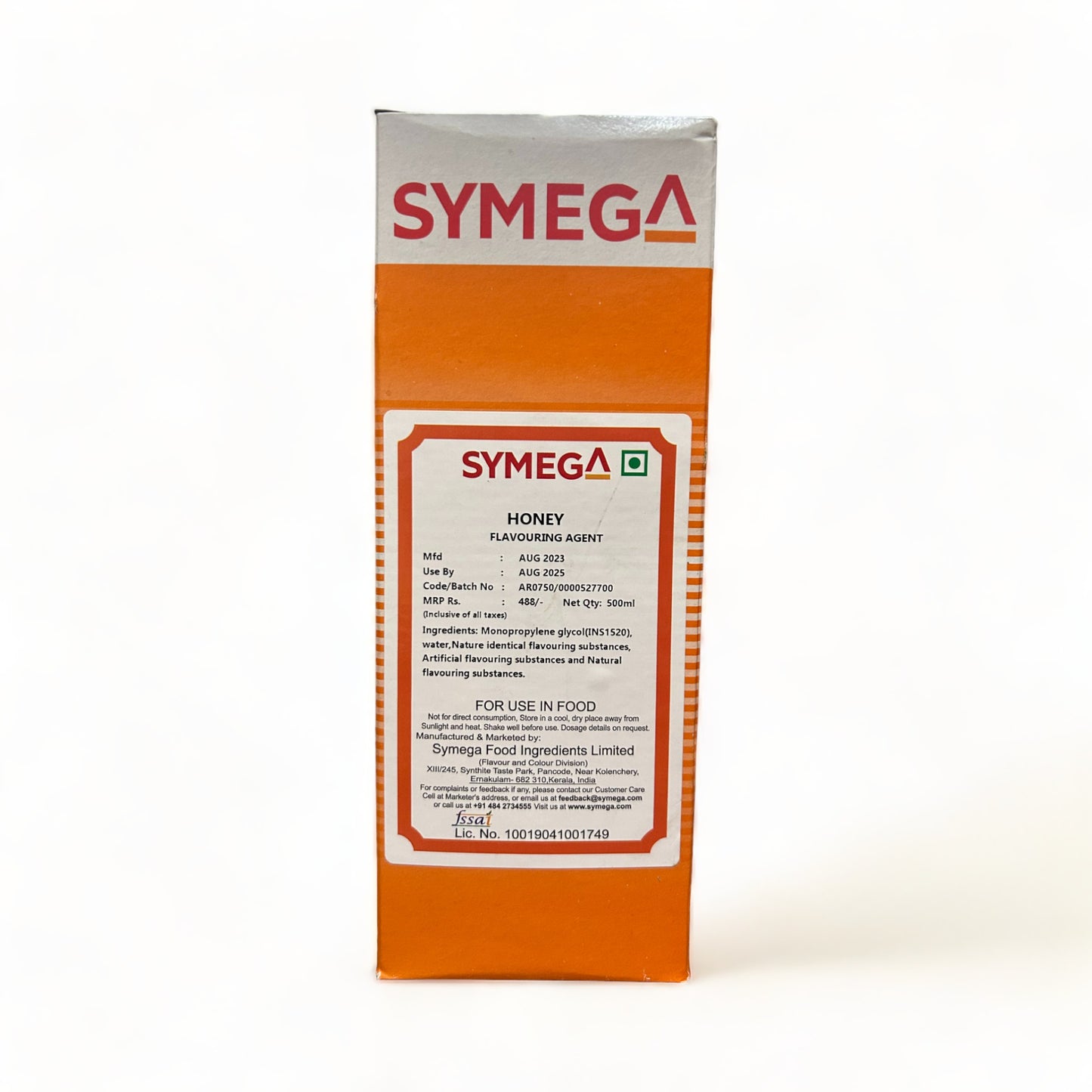 a box that has a sign on it