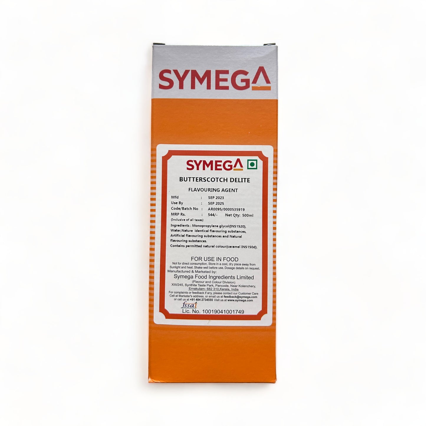 a box that has a sign on it