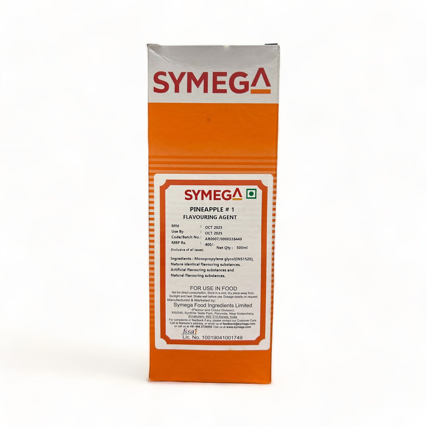 a box that has a sign on it