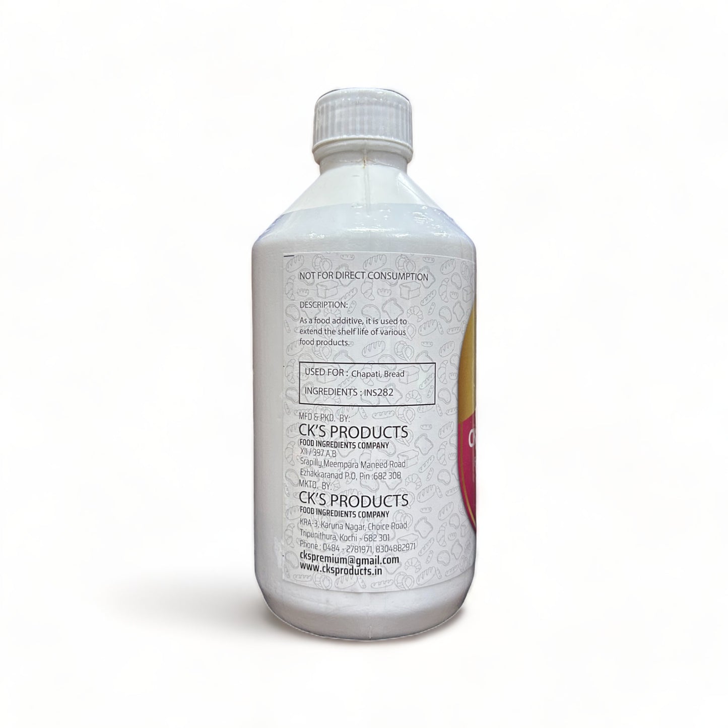 a bottle of water sitting on top of a table