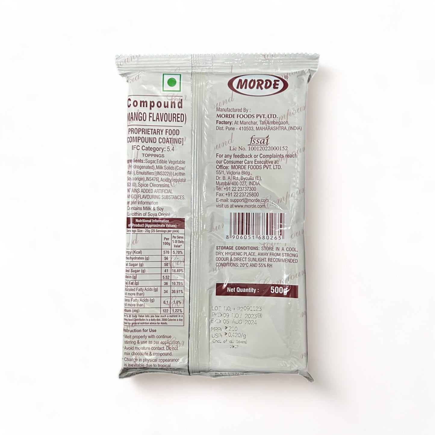 a close up of a book in a package