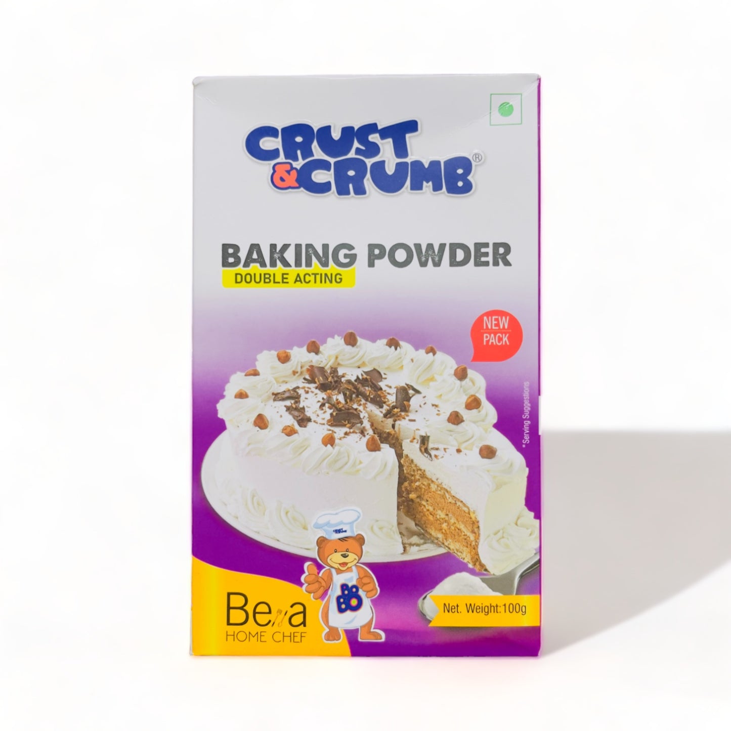 a box that has a cake on it