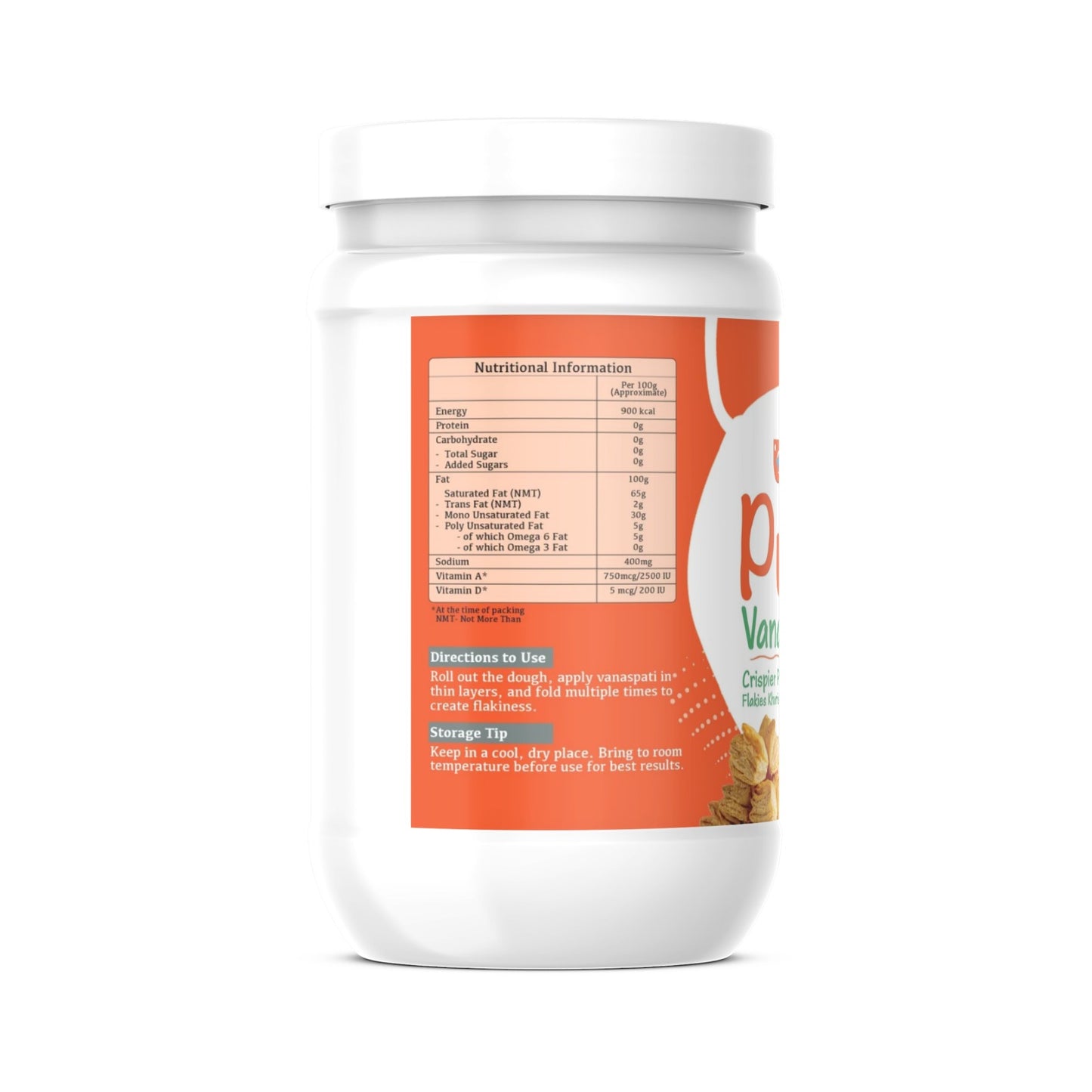 Puffs Vanaspati/Margarine Crispier Puffs Flakies Khanse, 1 Kg