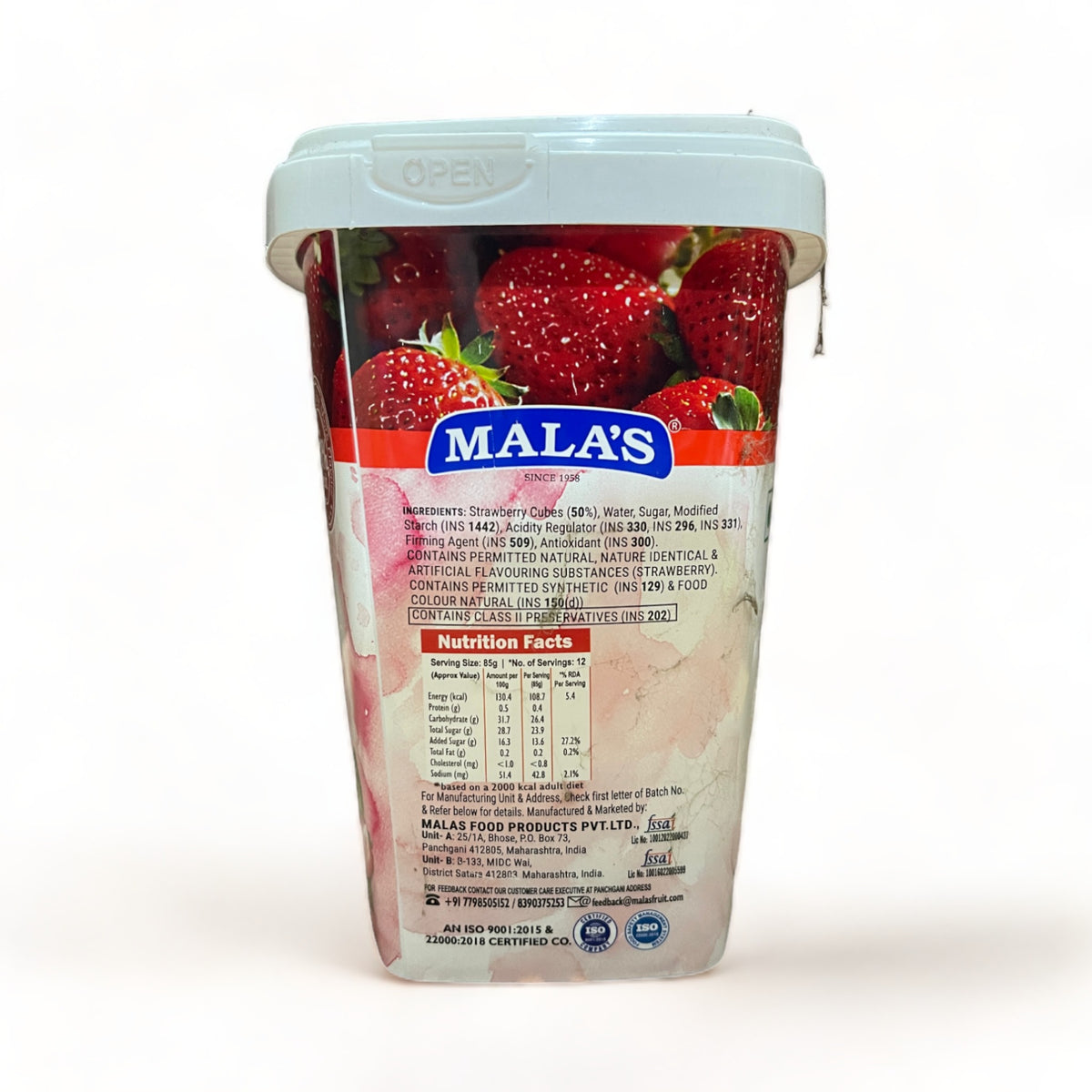 Malas Strawberry Fruit Filling 1kg– Easy Bakes