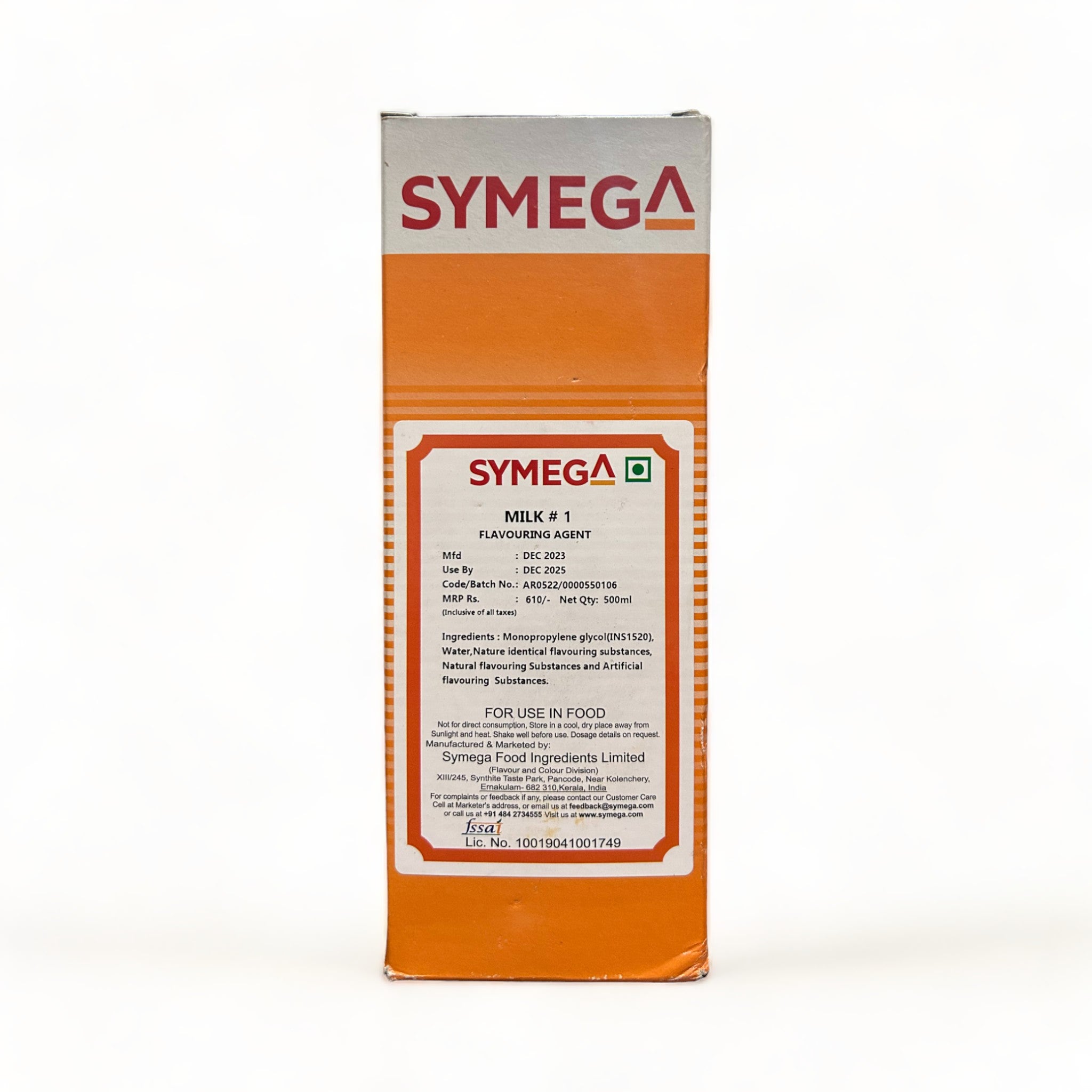 Symega Milk #1 flavour 500ml– Easy Bakes