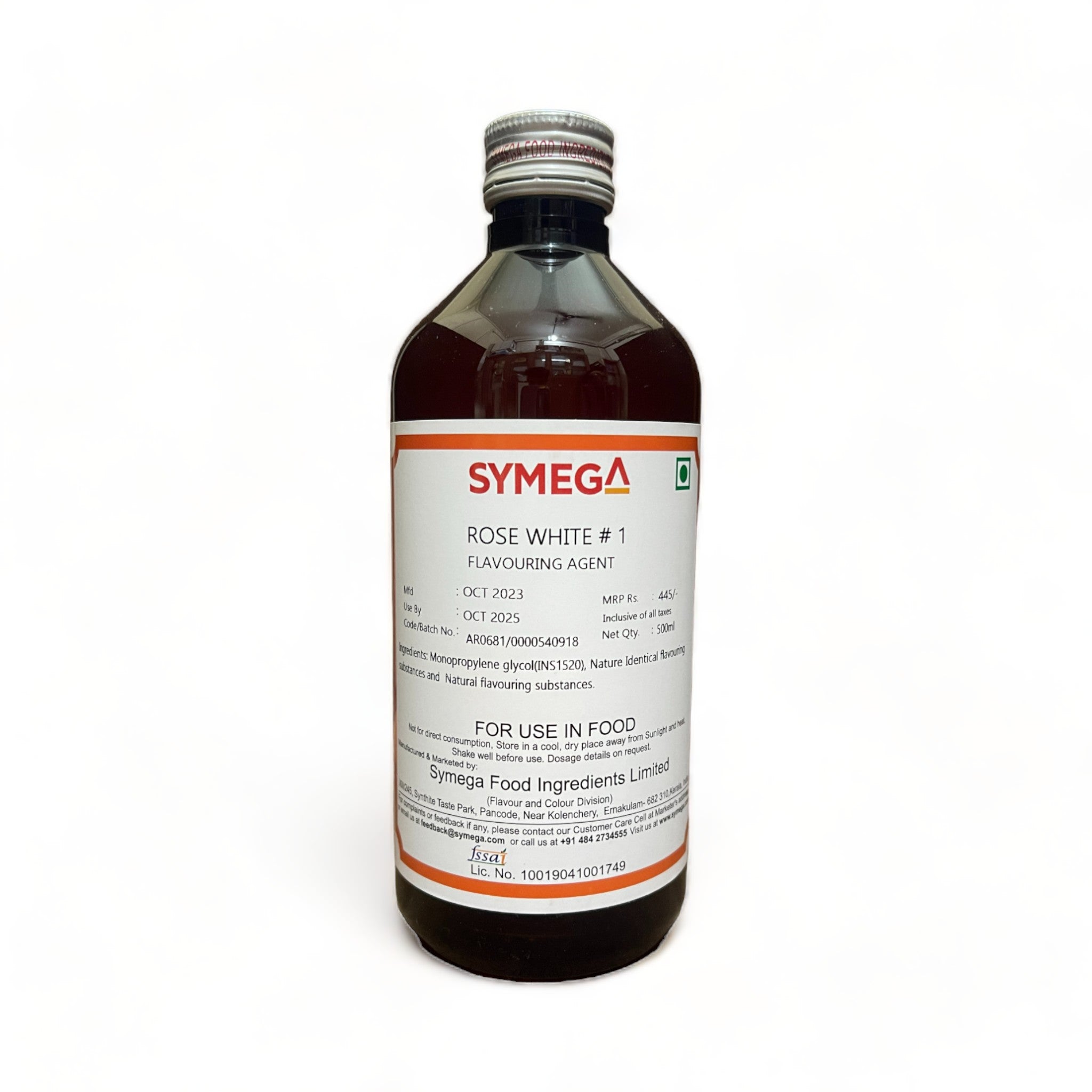 Symega Rose White #1 flavour 500ml– Easy Bakes